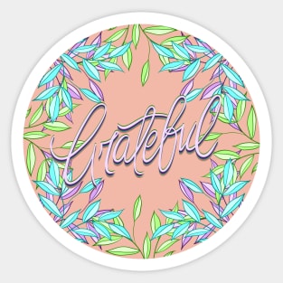 GRATEFUL Sticker